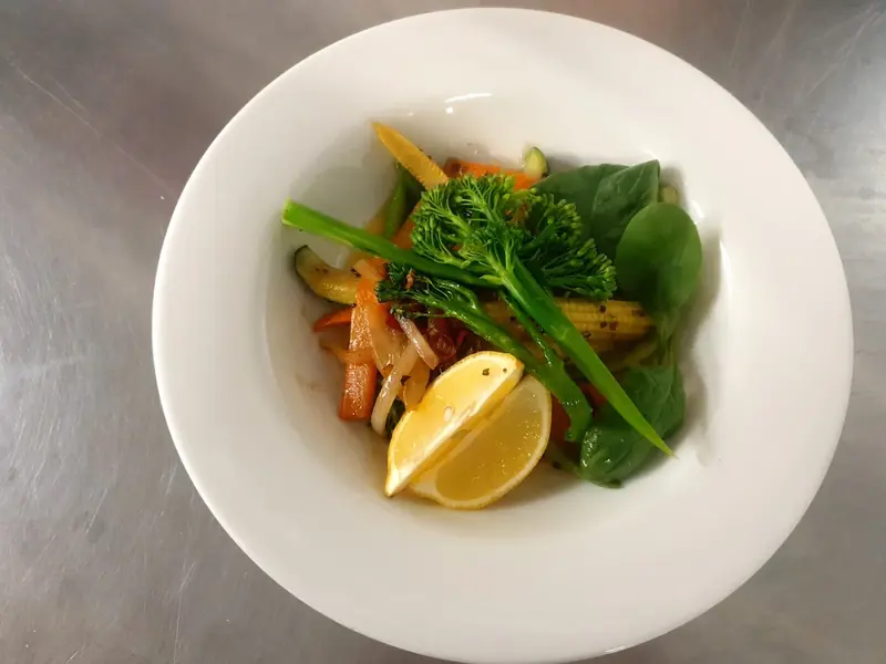 Fresh garden salad at MK Bower Cafe, Greenslopes